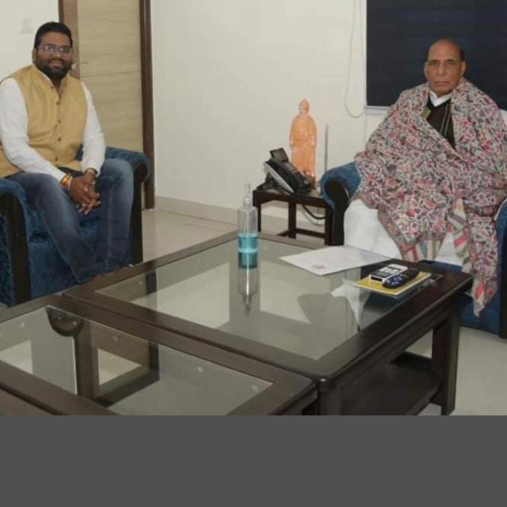 Vishal Singh Thakur at podium